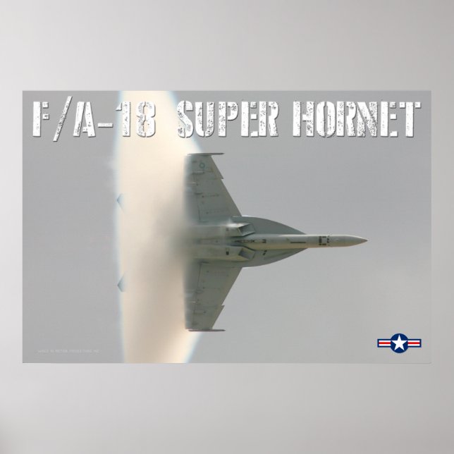 F/A-18 SUPER HORNET BOOM! POSTER (Vorne)