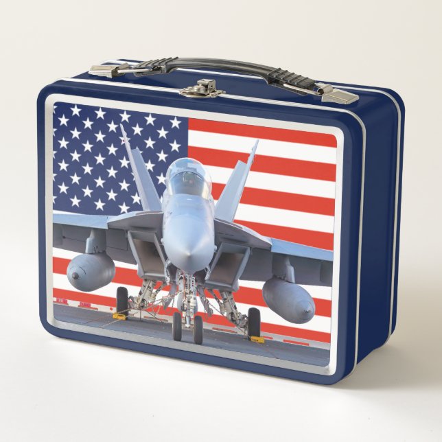 F/A-18 SUPER HORNET METALL BROTDOSE (Vorderseite)