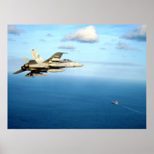 F/A-18A Hornissen-Streik-Kämpfer-Geschwader 87 Poster