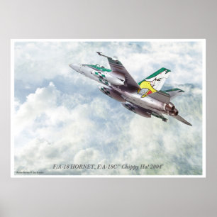 F/A-18C " Chippy Ho! 2004 Zoll Poster
