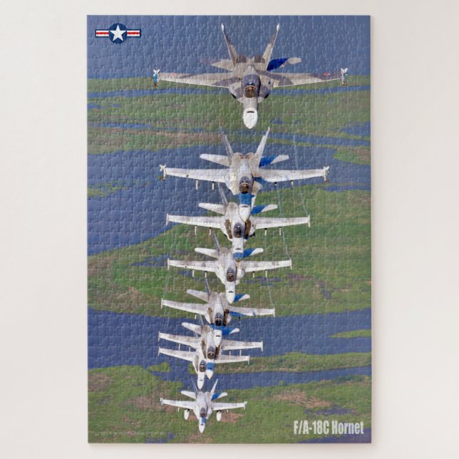 F/A-18C-HORNET (20x30 INCH) Puzzle (Vertikal)