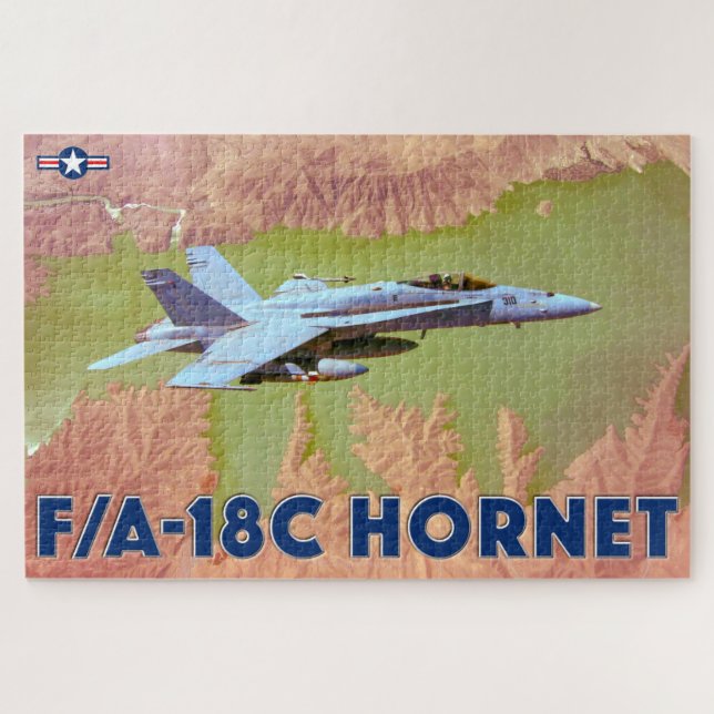 F/A-18C-HORNET (20x30 INCH) Puzzle (Horizontal)