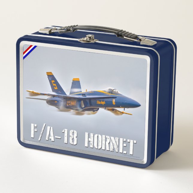 F/A-18C HORNET METALL BROTDOSE (Vorderseite)
