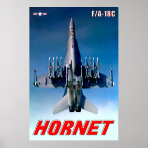 F/A-18C HORNET POSTER