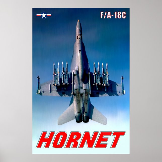 F/A-18C HORNET POSTER (Vorne)