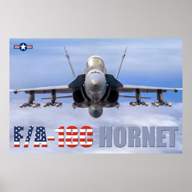 F/A-18C HORNET POSTER (Vorne)