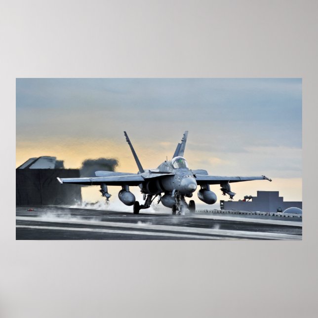 F/A-18C Hornet Poster (Vorne)