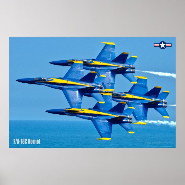 F/A-18C HORNET POSTER (Vorne)