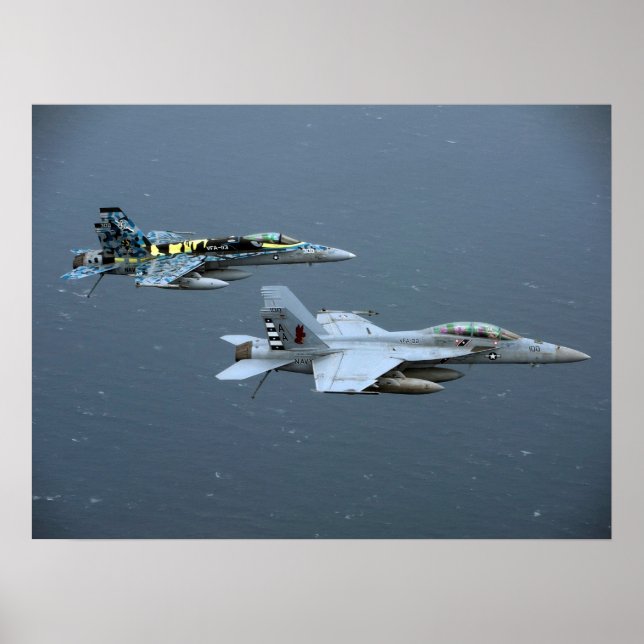 F/A-18C Hornet Poster (Vorne)