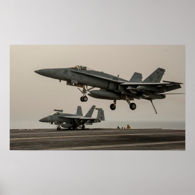 F/A-18C Hornet Poster (Vorne)