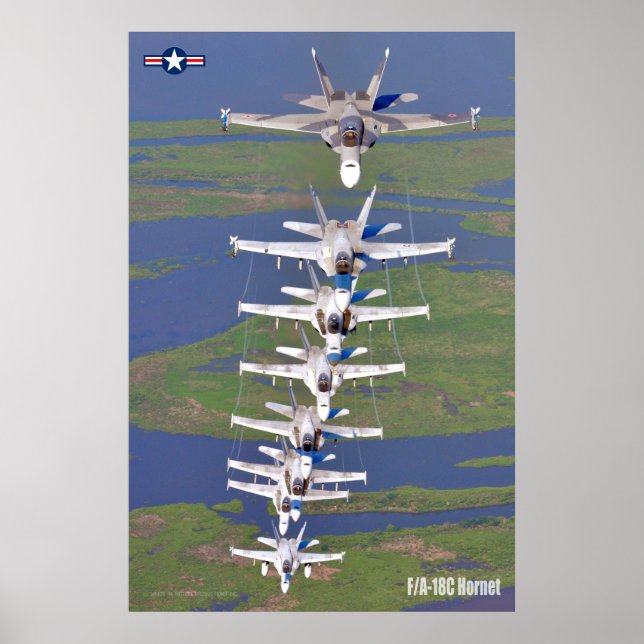 F/A-18C HORNET POSTER (Vorne)
