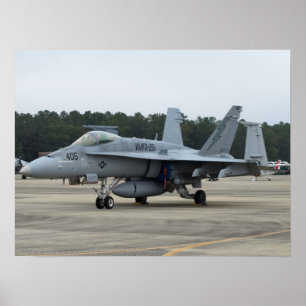 F/A-18C von VMFA-251 von MCAS Beaufort, SC Poster