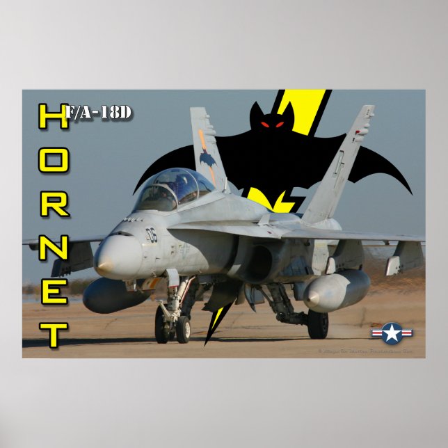 F/A-18D Hornet-Poster Poster (Vorne)