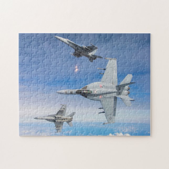 F/A-18E SUPER HORNET (11x14 INCH) Puzzle (Horizontal)