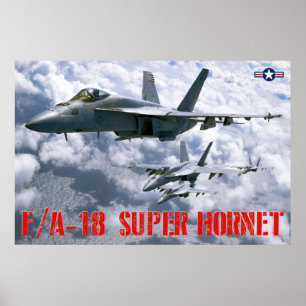 F/A-18E SUPER HORNET POSTER