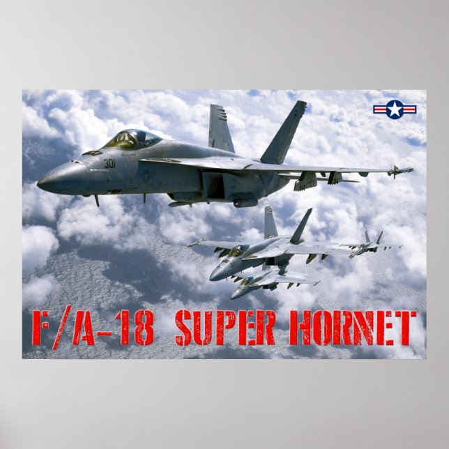 F/A-18E SUPER HORNET POSTER (Vorne)