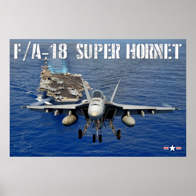F/A-18E SUPER HORNET POSTER (Vorne)