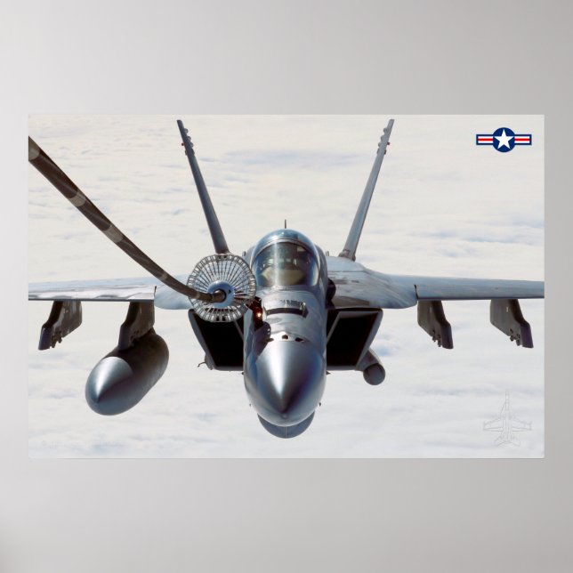 F/A-18E SUPER HORNET POSTER (Vorne)