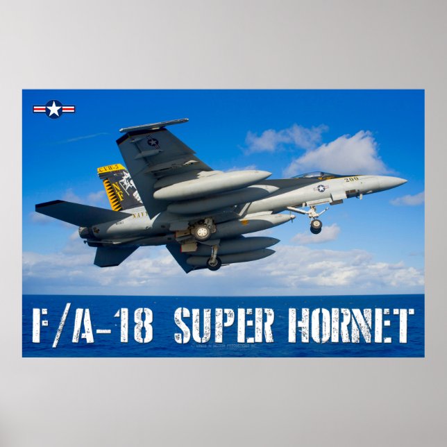 F/A-18E SUPER HORNET POSTER (Vorne)