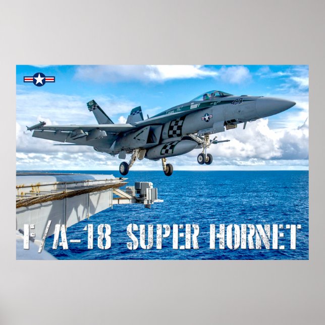 F/A-18E SUPER HORNET POSTER (Vorne)