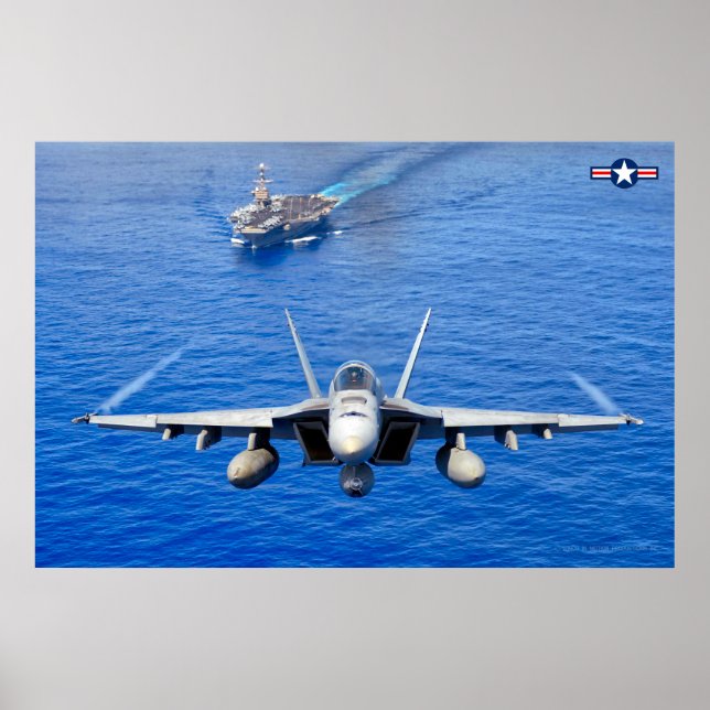 F/A-18E SUPER HORNET POSTER (Vorne)