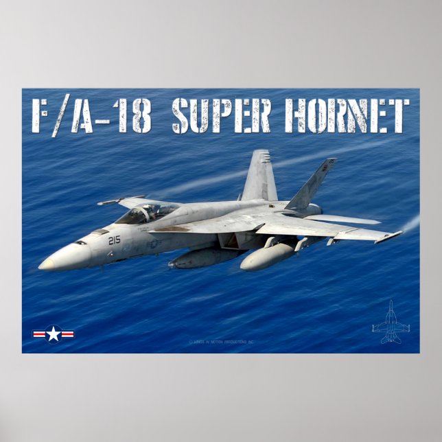 F/A-18E SUPER HORNET POSTER (Vorne)