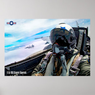 F/A-18E SUPER HORNET POSTER