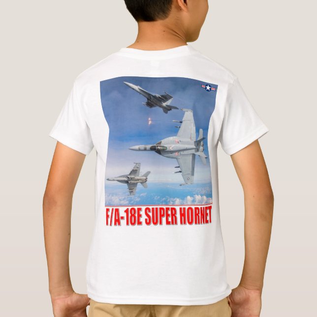 F/A-18E SUPER HORNET T-Shirt (Rückseite)