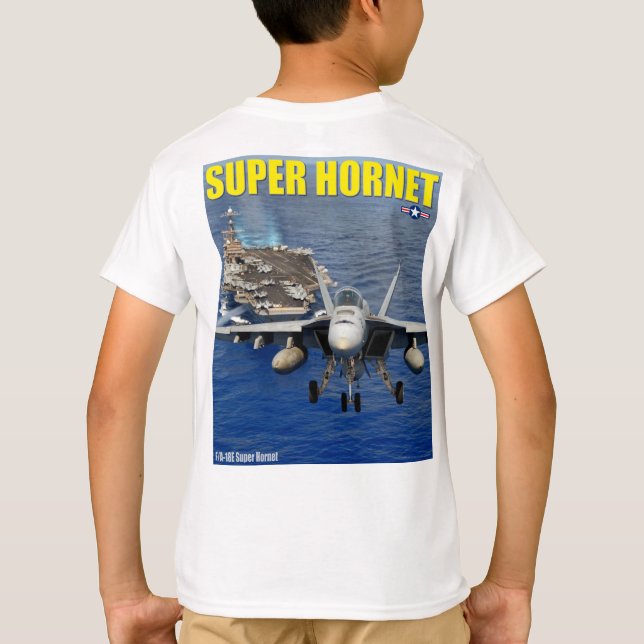 F/A-18E SUPER HORNET T-Shirt (Rückseite)