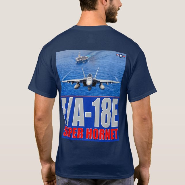 F/A-18E SUPER HORNET T-Shirt (Rückseite)