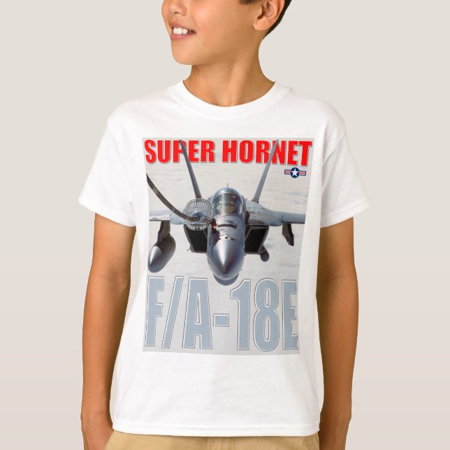 F/A-18E SUPER HORNET T-Shirt (Vorderseite)