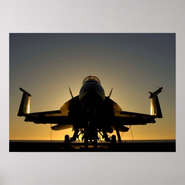 F/A-18E Superhornet Poster (Vorne)