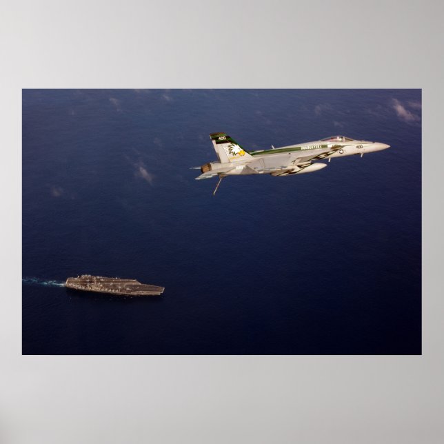 F/A-18E Superhornet Poster (Vorne)