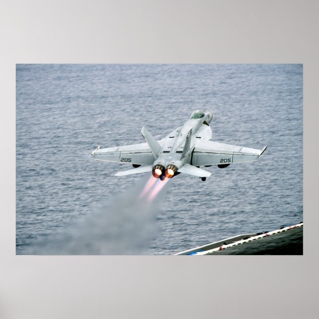 F/A-18E Superhornet Poster (Vorne)