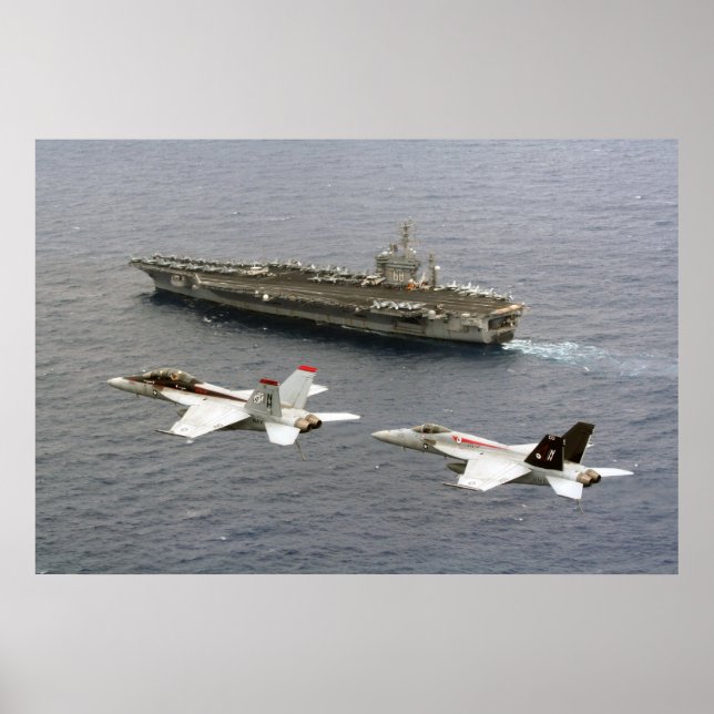 F/A-18E Superhornet Poster (Vorne)