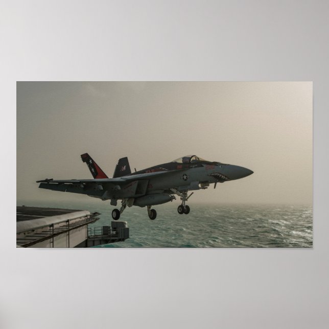 F/A-18E Superhornet Poster (Vorne)