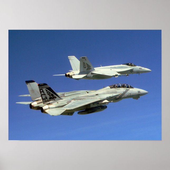 F/A-18E Superhornet Poster (Vorne)