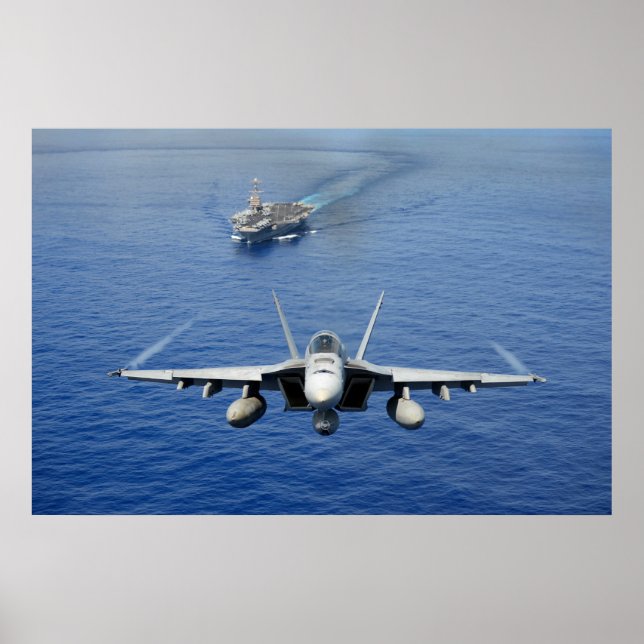 F/A-18E Superhornet Poster (Vorne)