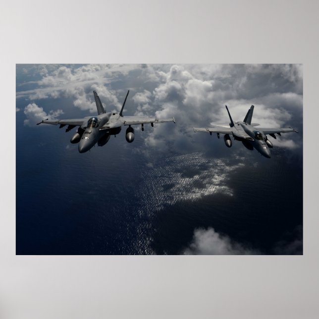 F/A-18E Superhornet Poster (Vorne)