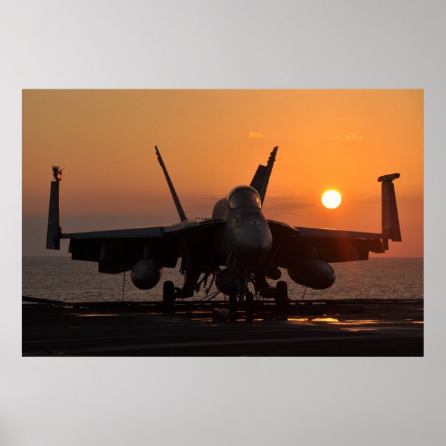 F/A-18E Superhornet Poster (Vorne)