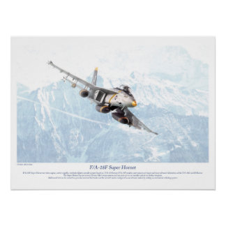 「F/A-18Fホーネすごいット」 POSTER