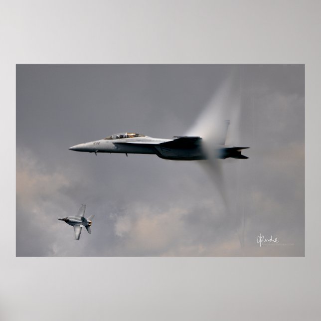 F/A-18F im Flug Poster (Vorne)