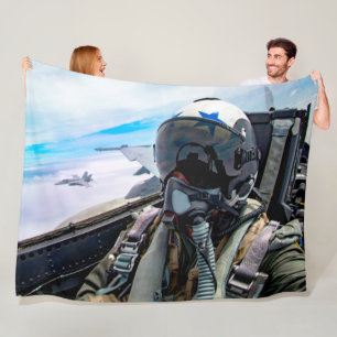 F/A-18F SUPER HORNET FLEECEDECKE