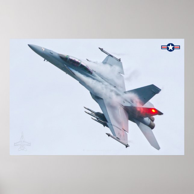 F/A-18F SUPER HORNET POSTER (Vorne)
