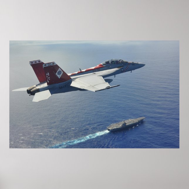 F/A-18F Super Hornet Poster (Vorne)