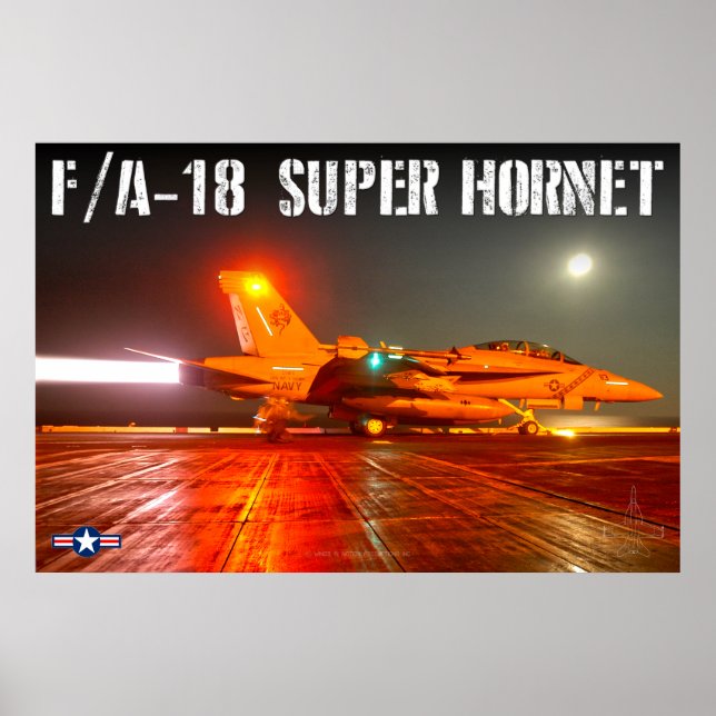 F/A-18F SUPER HORNET POSTER (Vorne)