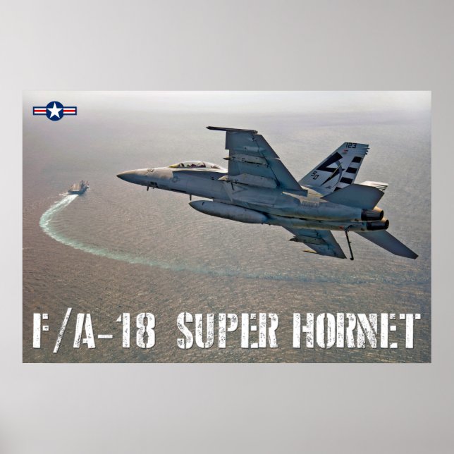 F/A-18F SUPER HORNET POSTER (Vorne)