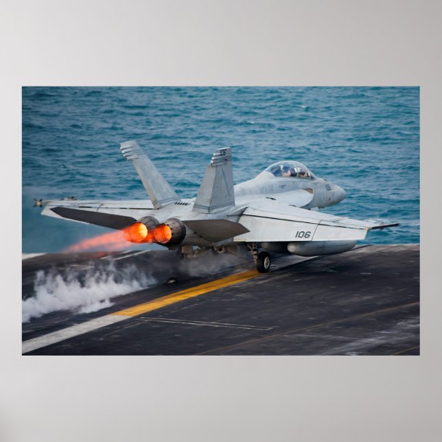 F/A-18F Super Hornet Poster (Vorne)