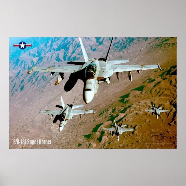 F/A-18F SUPER HORNET POSTER (Vorne)
