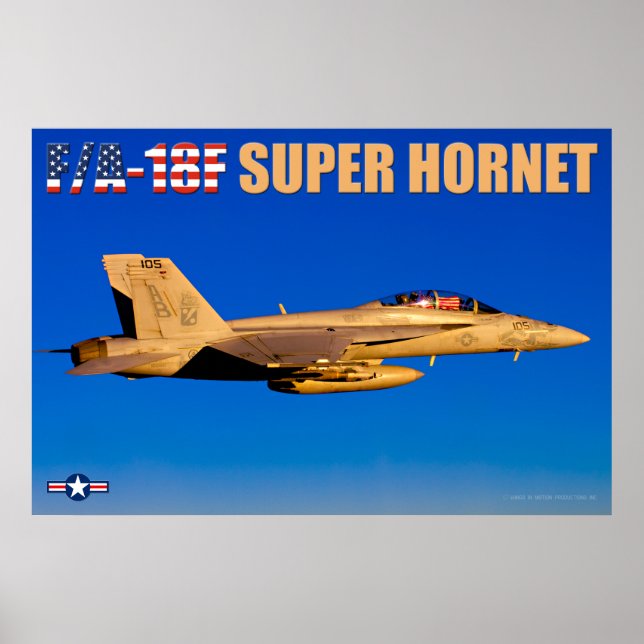 F/A-18F SUPER HORNET POSTER (Vorne)
